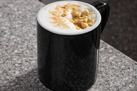 Латте мандариновое печенье