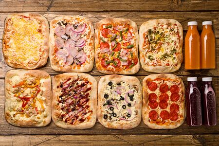 Сет Римские 8 пицц, облепиха 1 литр и ягодный 1 литр   