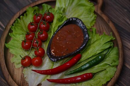 Аджика фирменная (Острый красный соус)