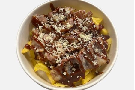 Картофель фри с беконом