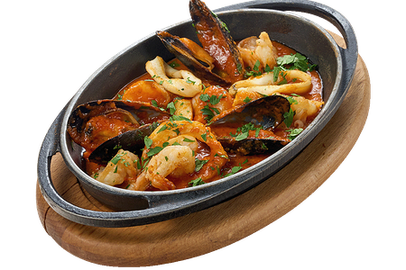 Скоблянка из морепродуктов