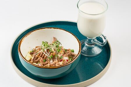 Окрошка с ростбифом