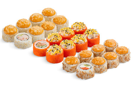 Сет Огонь с белым соусом