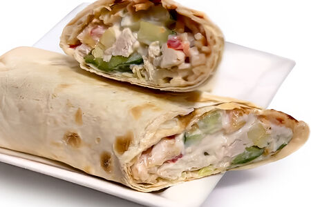 Шаурма в лаваше большая