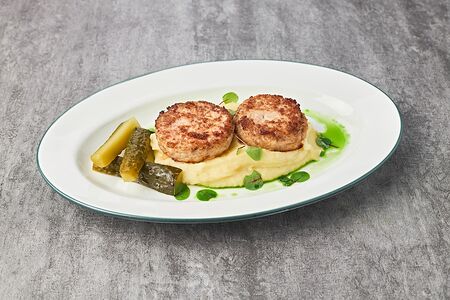 Куриные котлеты с пюре