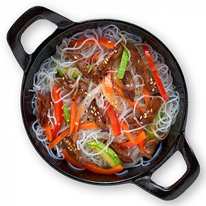 Фунчоза с говядиной