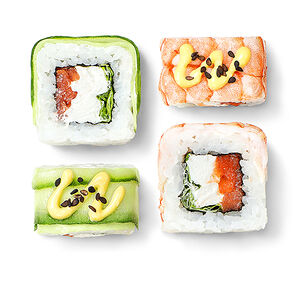 Креветка манго-маракуйя