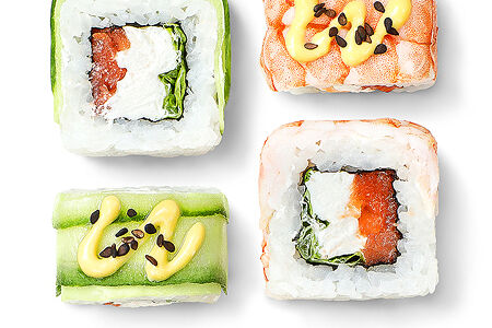 Креветка манго-маракуйя