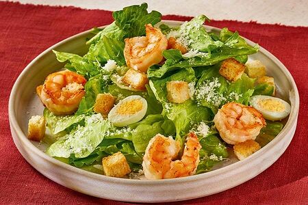 Цезарь c креветками