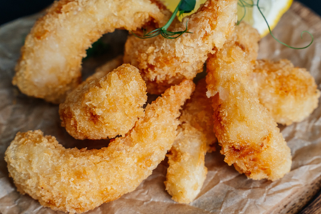 Креветки в темпуре