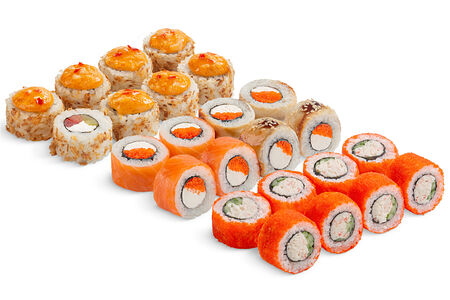 Сет Дабл с белым соусом