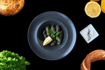 Долма со сметаной