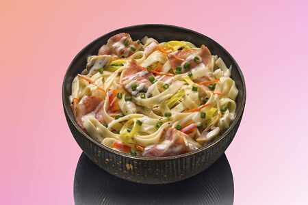 Лапша Удон с беконом