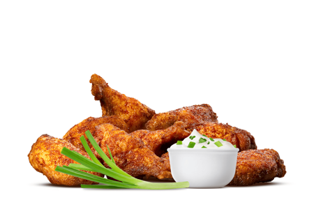 Крылышки Сметана и Лук (9 шт.)