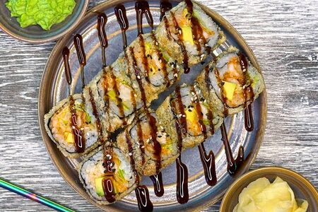 Темпура с креветкой