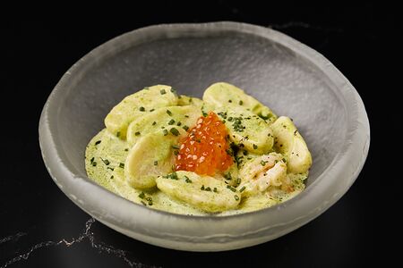 Ньокки с креветкой