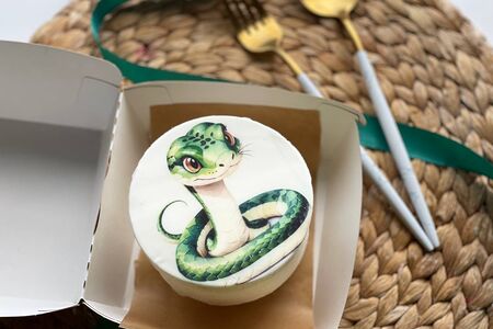 Бенто-Торт Змейка Кобра