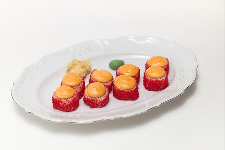 Запеченный с креветкой