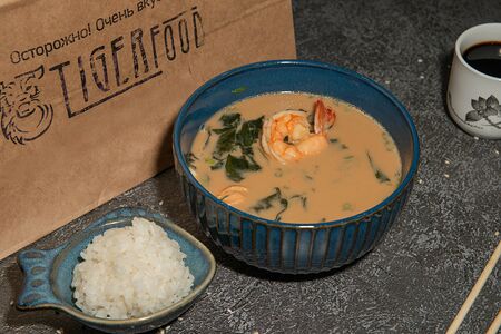 Суп сливочный с морепродуктами