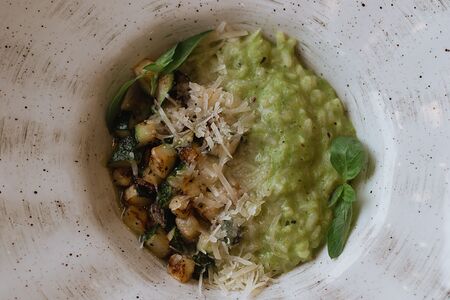 Зелёное ризотто