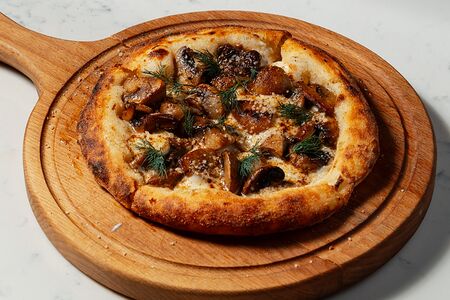 Лепешка с грибами