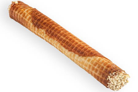 Трубочка со сгущенкой и арахисом