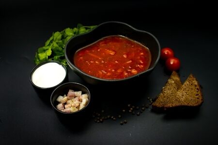 Борщ с говядиной