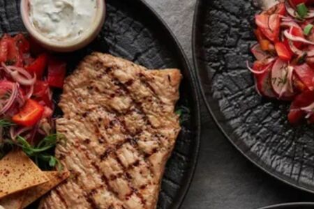 Стейк из индейки на гриле