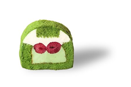 Террин фисташково-малиновый