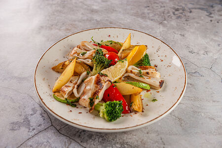 Кальмары-гриль