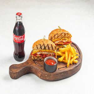 Комбо бургер куриный