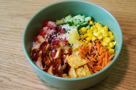 Поке с курицей