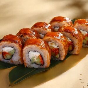 Ролл Филадельфия с карамелью