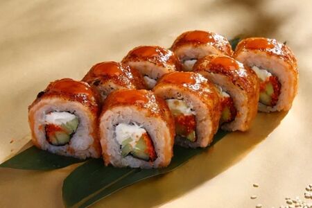 Ролл Филадельфия с карамелью