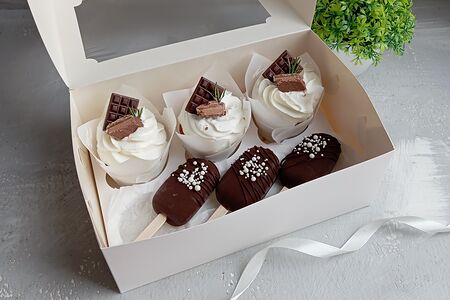 Набор капкейки и эскимо