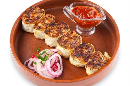 Кебаб из говядины в лаваше