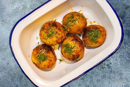 Картофель на углях