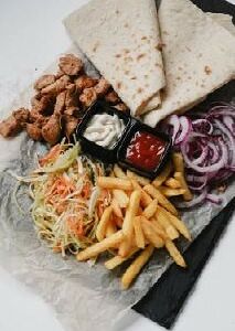 Шаурма по-питерски открытая