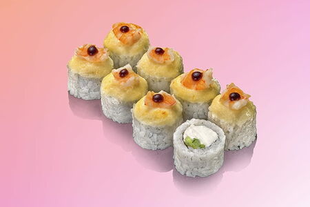 Запечённый Сырный с креветкой