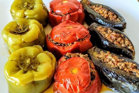 Долма (перец, помидор, баклажан)