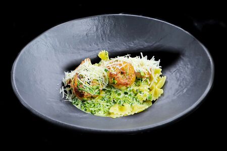 Паста с креветками