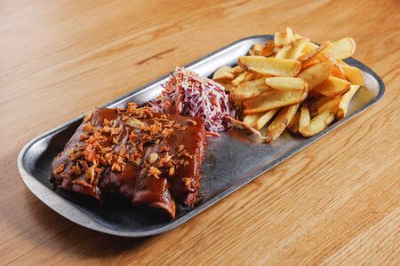 Рёбра быка BBQ Burbon