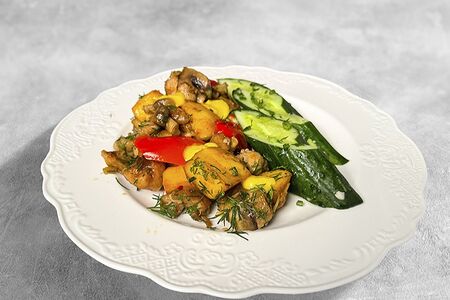 Жаровня с курицей