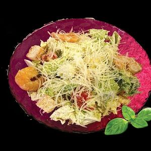Салат Цезарь с креветками
