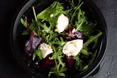 Салат с печеной свеклой и трюфельным медом