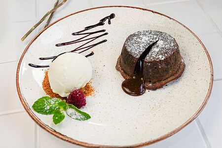 Шоколадный фондан