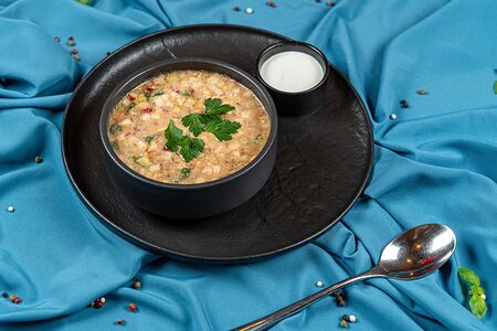 Русская окрошка на квасе