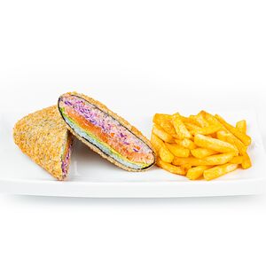 MARLIN бургер с лососем