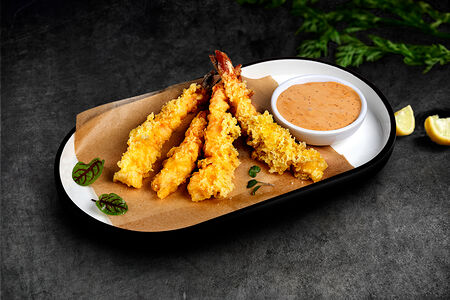 Креветки в темпуре