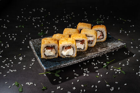 Темпура с беконом и крабом